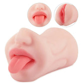 Pureros 1.06Lb Pocket Pussy Realistic Mouth with 3D Teeth and Tongue male stroker