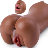 Pureros 1.41Lbs 3-in-1 Pocket Pussy Realistic Mouth Vagina and Tight ass Male Penis Stroker