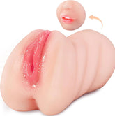 Pureros 1.43Lb 3-in-1 Pocket Pussy Vagina and Tight Anus Deep Throat Oral Male Stroker