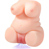 Pureros 1.76Lb 2-in-1 Pocket Pussy Sex Dolls with Realistic Breast Vagina Tight Anus