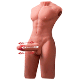 Pureros 17.64Lb Male Sex Torso with Thrusting Realistic Dildo & Tight Anus