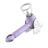 Pureros Magic Wand 4 in 1 Vacuum Suction Thrusting Clitoral G-spot Vibrator