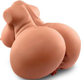 Pureros 8.6LB BBW Fat Brown Sex Doll with Pussy Ass Male Stroker