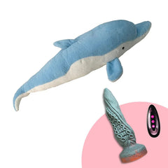 Pureros Plush Dildo Machine Thrusting Licking Dildo Machine Sex Toy With Remote Control