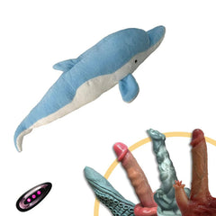 Pureros Plush Dildo Machine Thrusting Licking Dildo Machine Sex Toy With Remote Control
