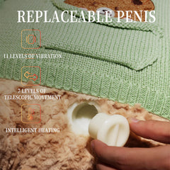 Pureros Teddy Bear Type Plush Sex Machine
